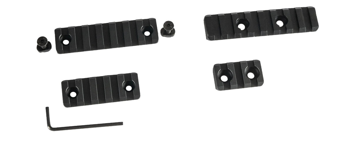 LINKOGEAR MLOK-Style Picatinny Rail 3-7 Slot 6061-T6 Aluminum + Hardware Tool