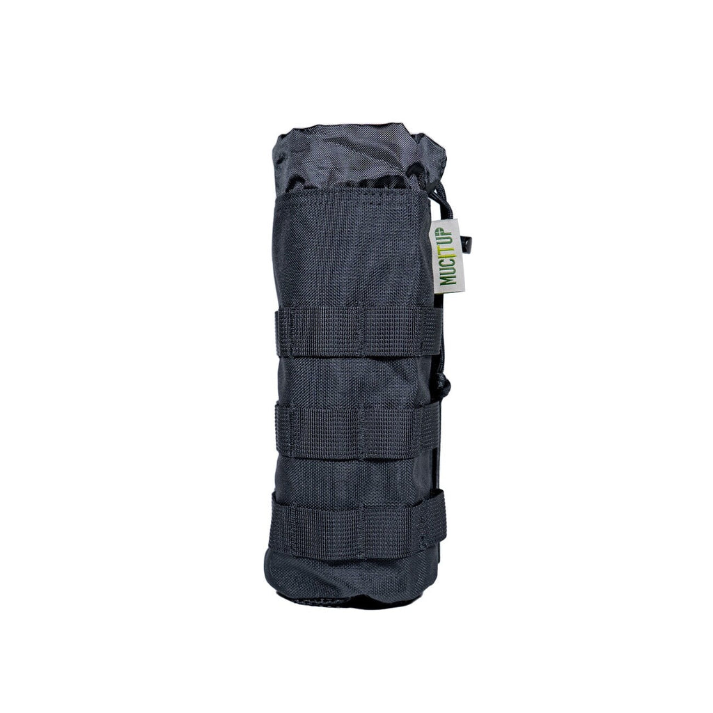 MUCITUP MUCTAC MOLLE Water Bottle Holder 500D Nylon Pouch – Black, Camo, Khaki