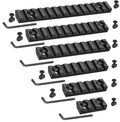 LINKOGEAR MLOK-Style Picatinny Rail 3-7 Slot 6061-T6 Aluminum + Hardware Tool