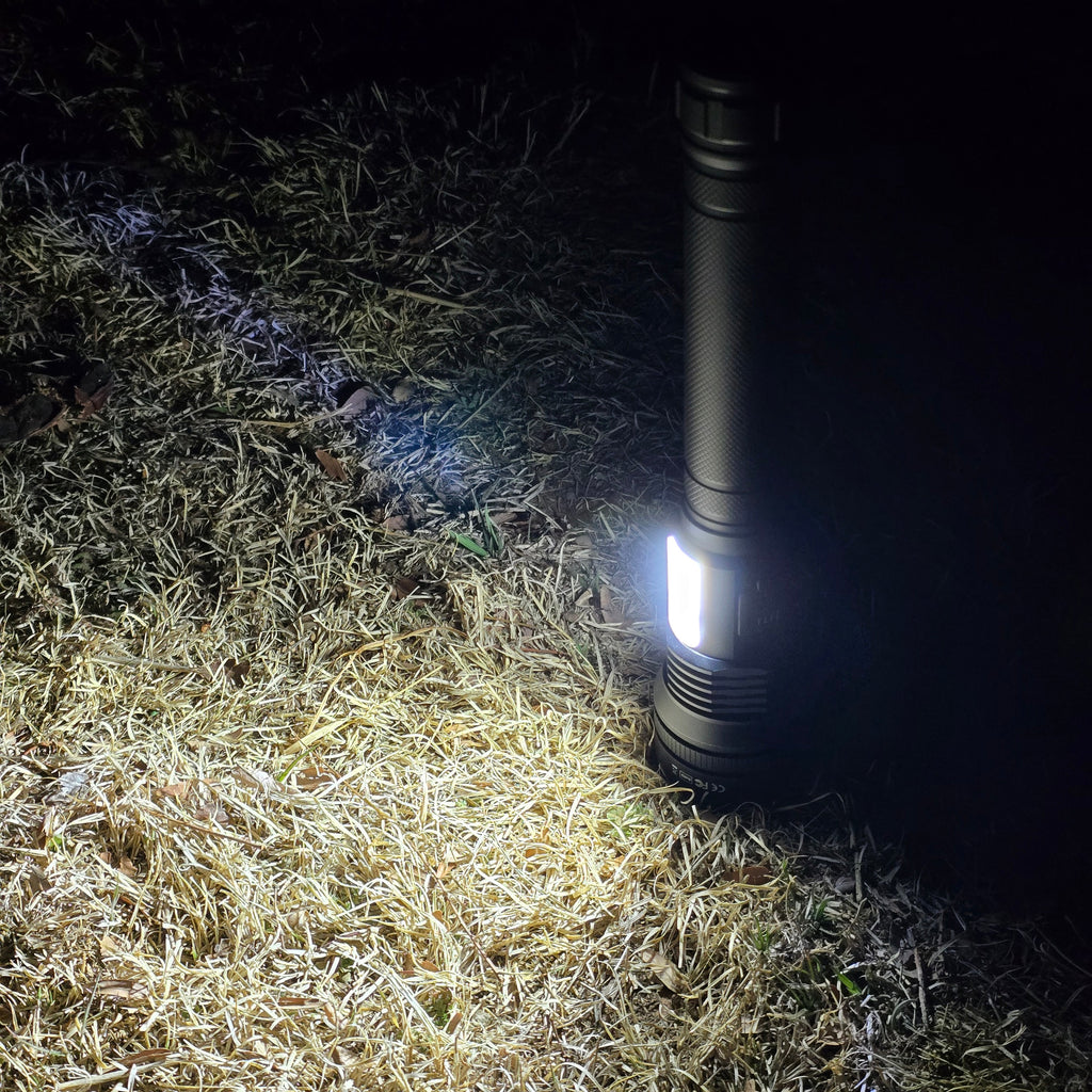 Muctac CHARGE Flashlight, 5000+ LMS, Zoomable, LED, USB, IP65, Aluminum Alloy