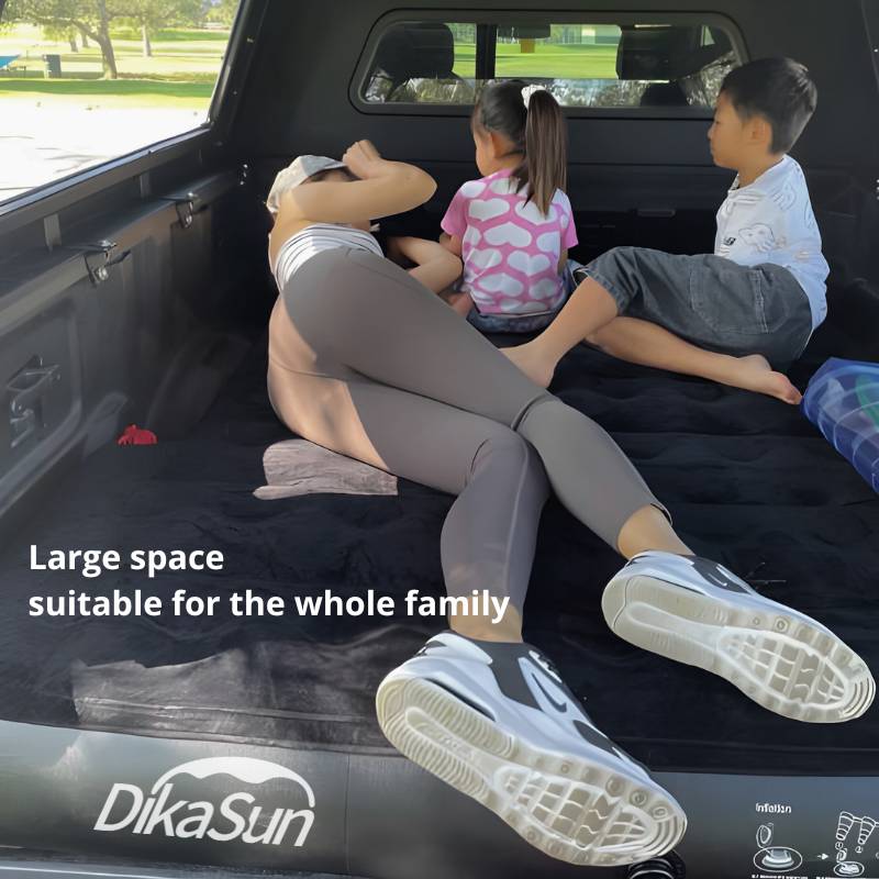 DikaSun 6-6.5ft Mid Size Truck Bed Air Mattress,Grey